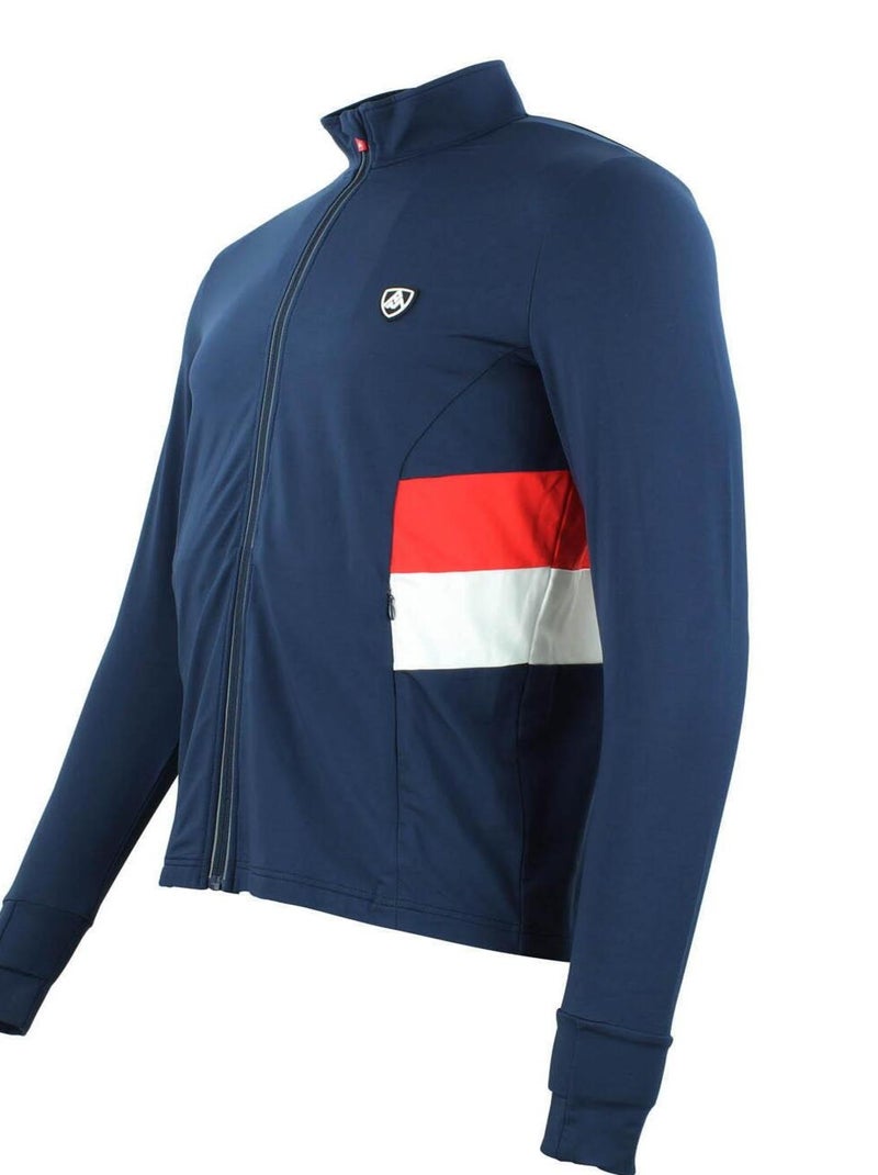 Top technique zippé   CESPEED - PEAK MOUNTAIN Bleu marine - Kiabi