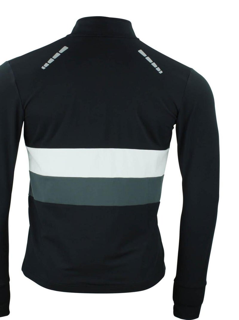Top technique zippé   CESPEED - PEAK MOUNTAIN Noir Noir - Kiabi