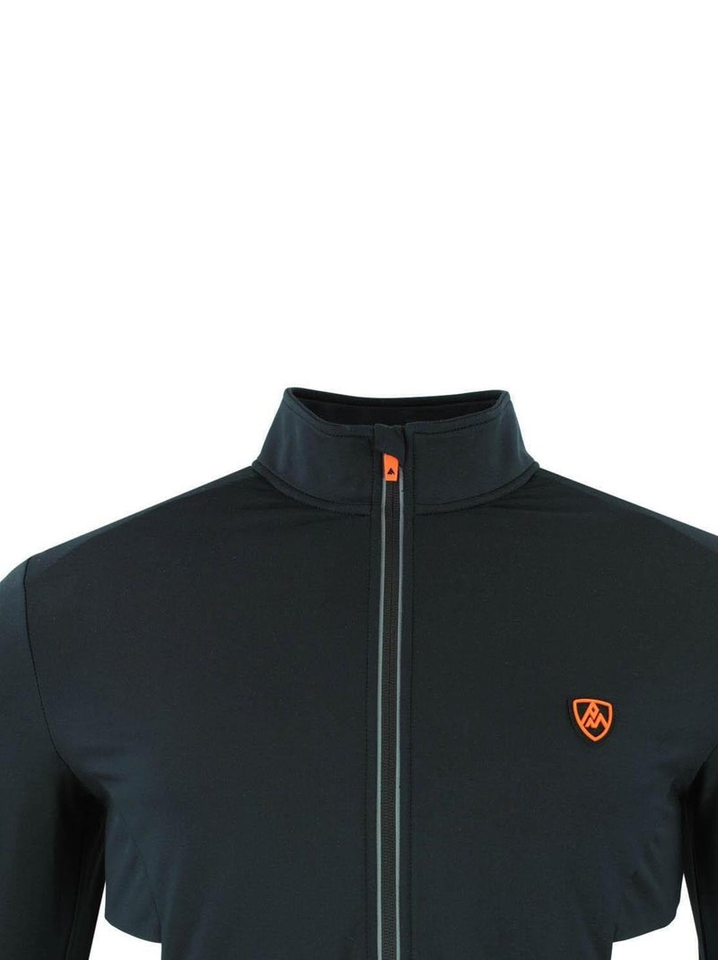 Top technique zippé   CESPEED - PEAK MOUNTAIN Noir Noir - Kiabi