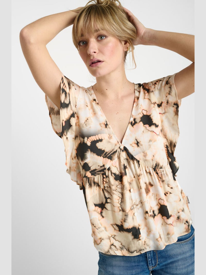 Top TERRE 'Le Temps Des Cerises' Orange - Kiabi
