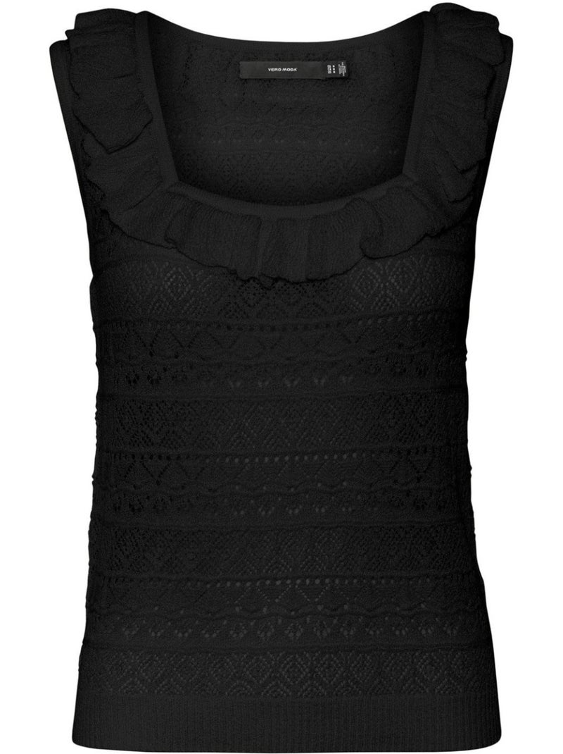 Top Vero Moda Noir Noir - Kiabi