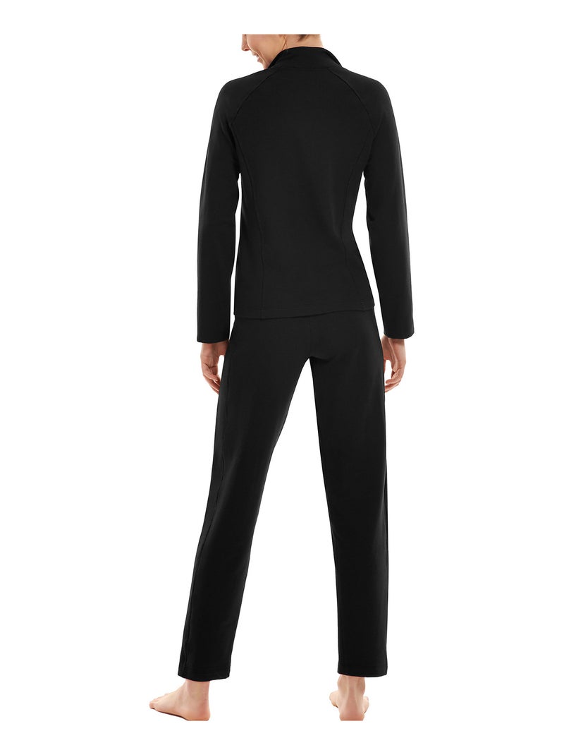 Top zippé manches longues Youthful Noir - Kiabi