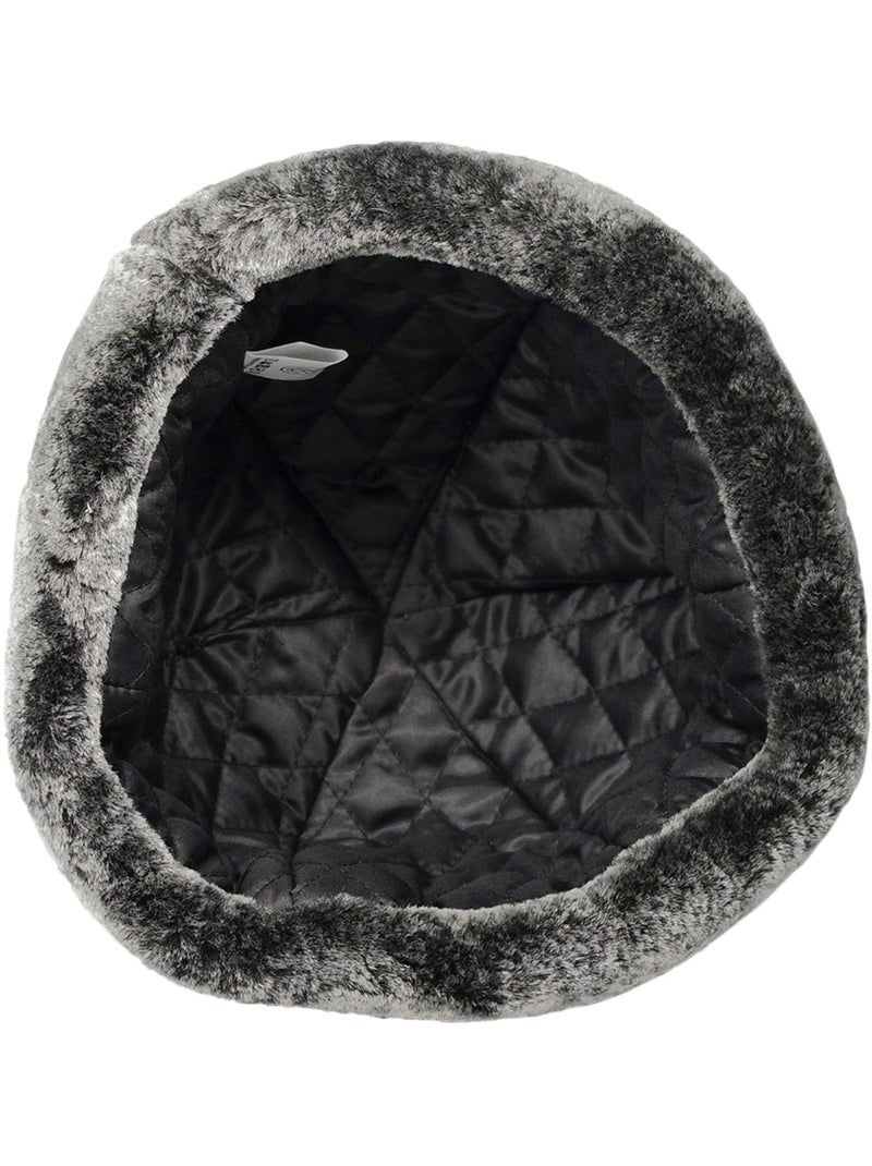 Toque fausse fourrure MIRAKA Gris - Kiabi