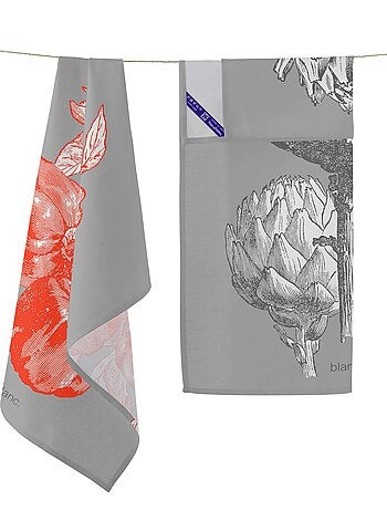 Torchon (2 pièces) Artichoke "Happyfriday