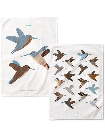 Torchon (2 pièces) Colibri delphinae "Happyfriday