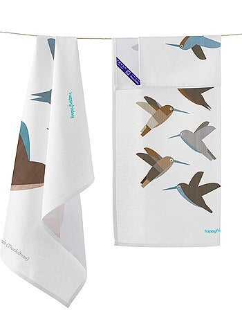 Torchon (2 pièces) Colibri delphinae "Happyfriday