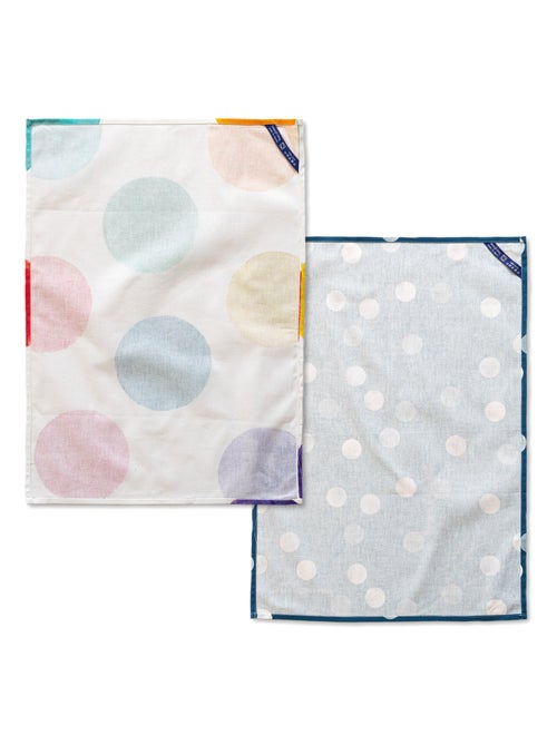 Torchon (2 pièces) Confetti "Happyfriday" - Kiabi