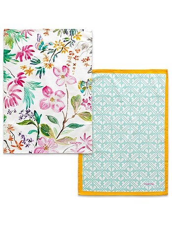 Torchon (2 pièces) Enchant "Happyfriday