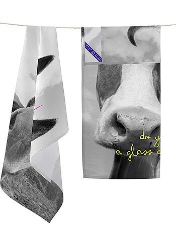 Torchon (2 pièces) Farm "Happyfriday