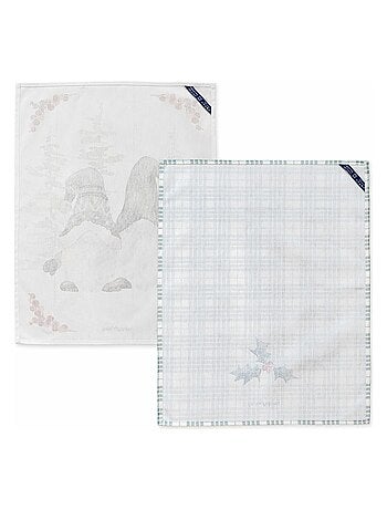 Torchon (2 pièces) Gnomes "Happyfriday