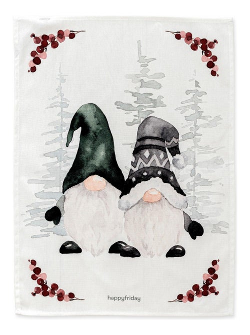 Torchon (2 pièces) Gnomes "Happyfriday" - Kiabi Torchon (2 pièces) Gnomes "Happyfriday" - Kiabi