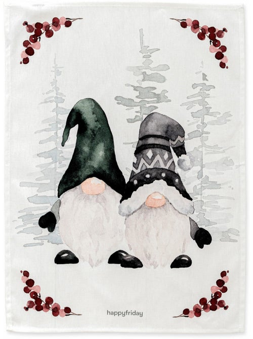 Torchon (2 pièces) Gnomes "Happyfriday" - Kiabi Torchon (2 pièces) Gnomes "Happyfriday" - Kiabi
