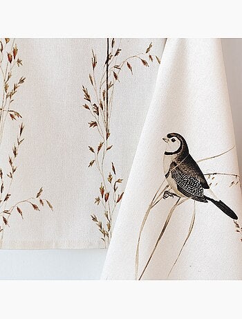 Torchon (2 pièces) Happy birds "Happyfriday