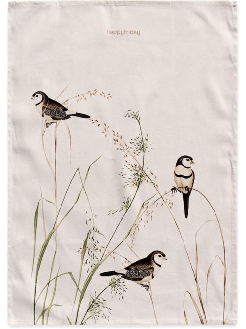 Torchon (2 pièces) Happy birds "Happyfriday" - Kiabi