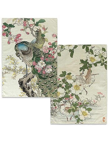 Torchon (2 pièces) Japonais "Happyfriday