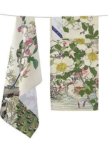 Torchon (2 pièces) Japonais "Happyfriday