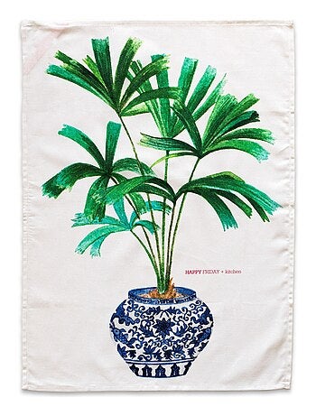 Torchon (2 pièces) Porcelain "Happyfriday