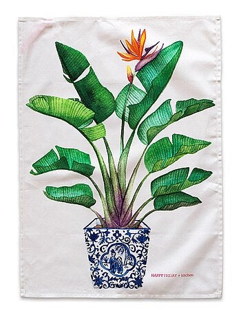 Torchon (2 pièces) Porcelain "Happyfriday