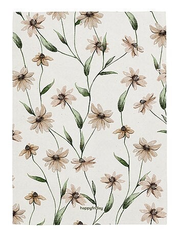 Torchon (2 pièces) Tinny bloom "Happyfriday