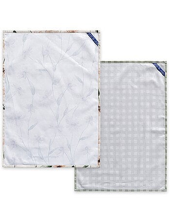 Torchon (2 pièces) Tinny bloom "Happyfriday