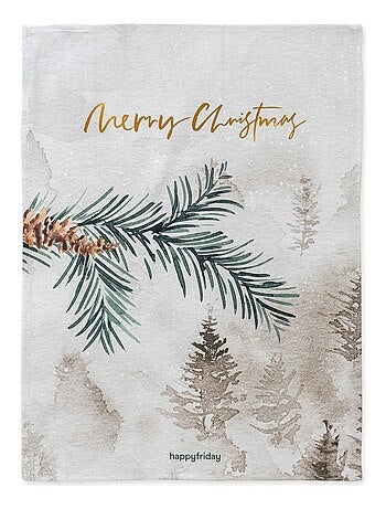 Torchon (2 pièces) Welcoming "Happyfriday