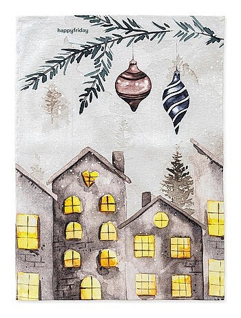 Torchon (2 pièces) Welcoming "Happyfriday