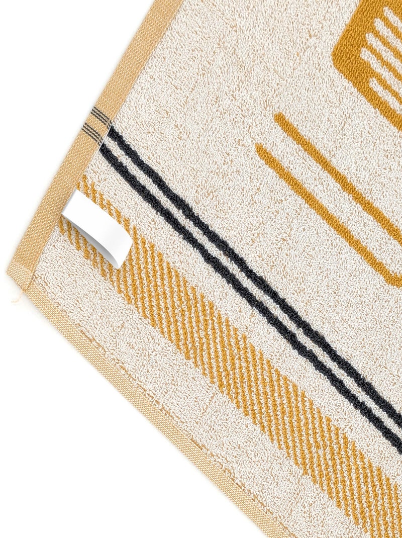 Torchon de cuisine BARB 50x50 cm Jaune - Kiabi