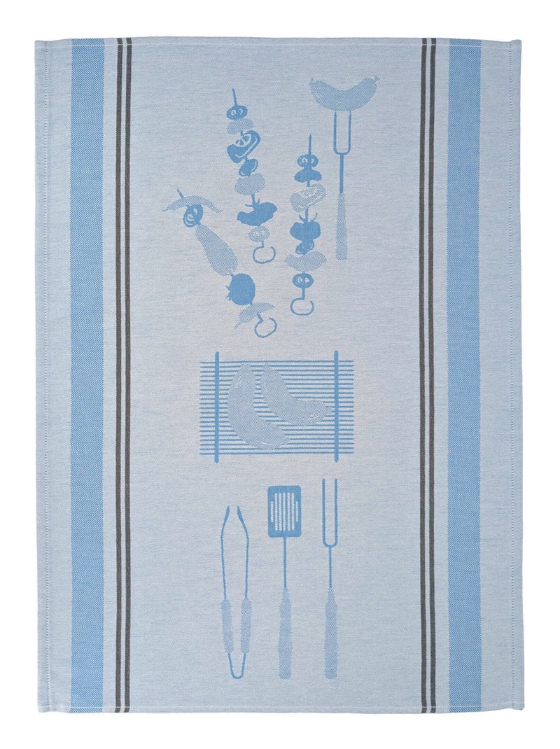 Torchon de cuisine BARB 50x70 cm Bleu - Kiabi