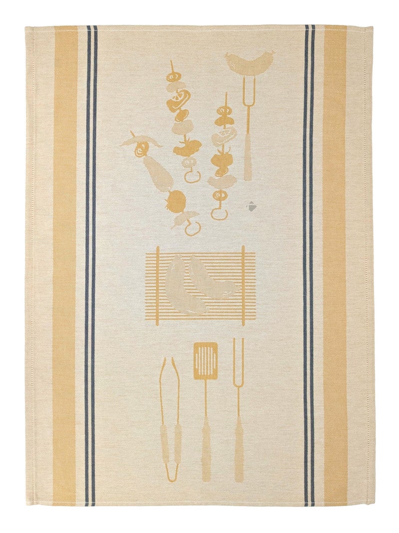 Torchon de cuisine BARB 50x70 cm Jaune - Kiabi