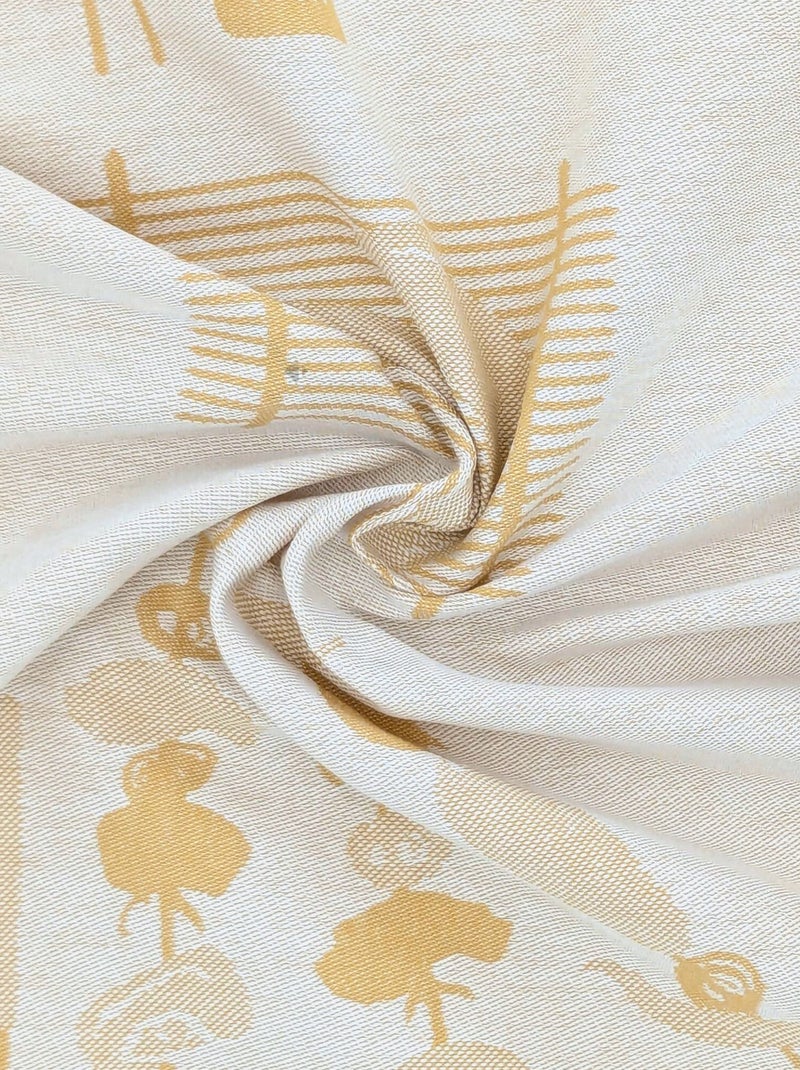 Torchon de cuisine BARB 50x70 cm Jaune - Kiabi