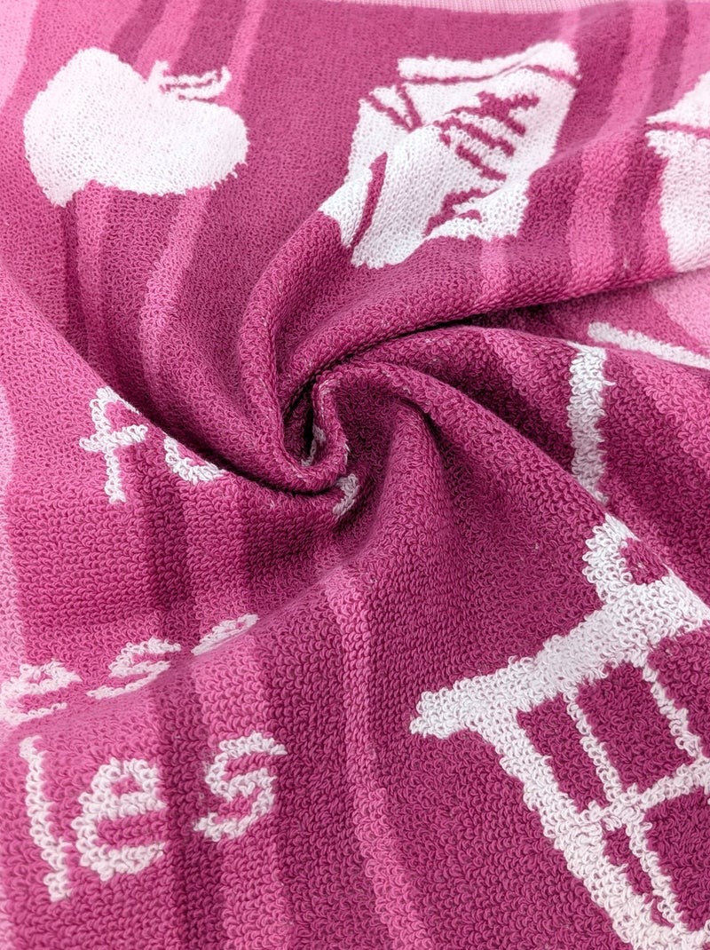 Torchon de cuisine BASKET 50x50 cm Rose - Kiabi