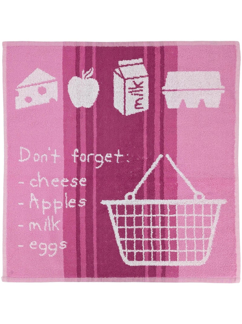 Torchon de cuisine BASKET 50x50 cm Rose - Kiabi