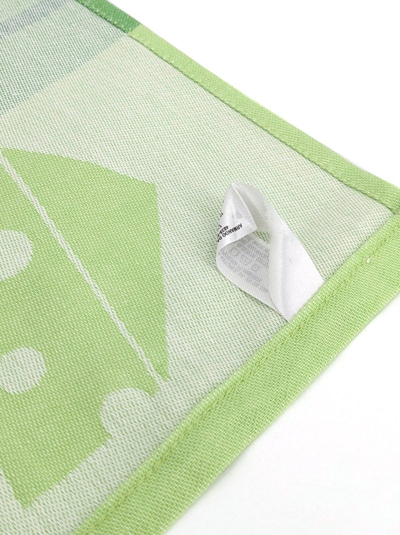 Torchon de cuisine BASKET 50x70 cm Vert - Kiabi