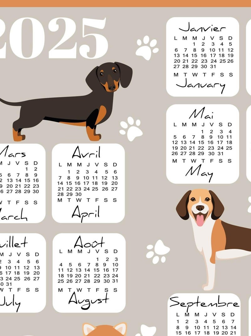 Torchon de cuisine chien Beige - Kiabi