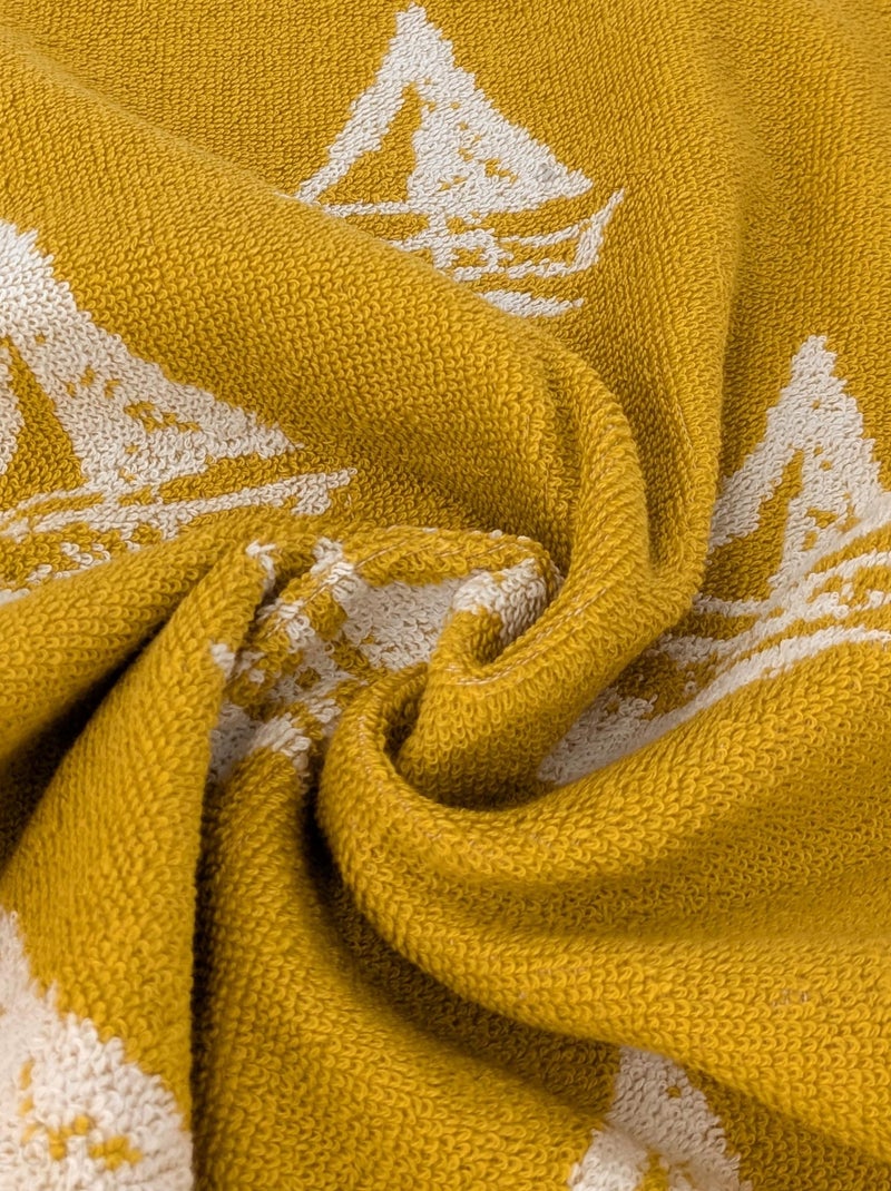 Torchon de cuisine collection REGATTA 50x50 cm Jaune - Kiabi