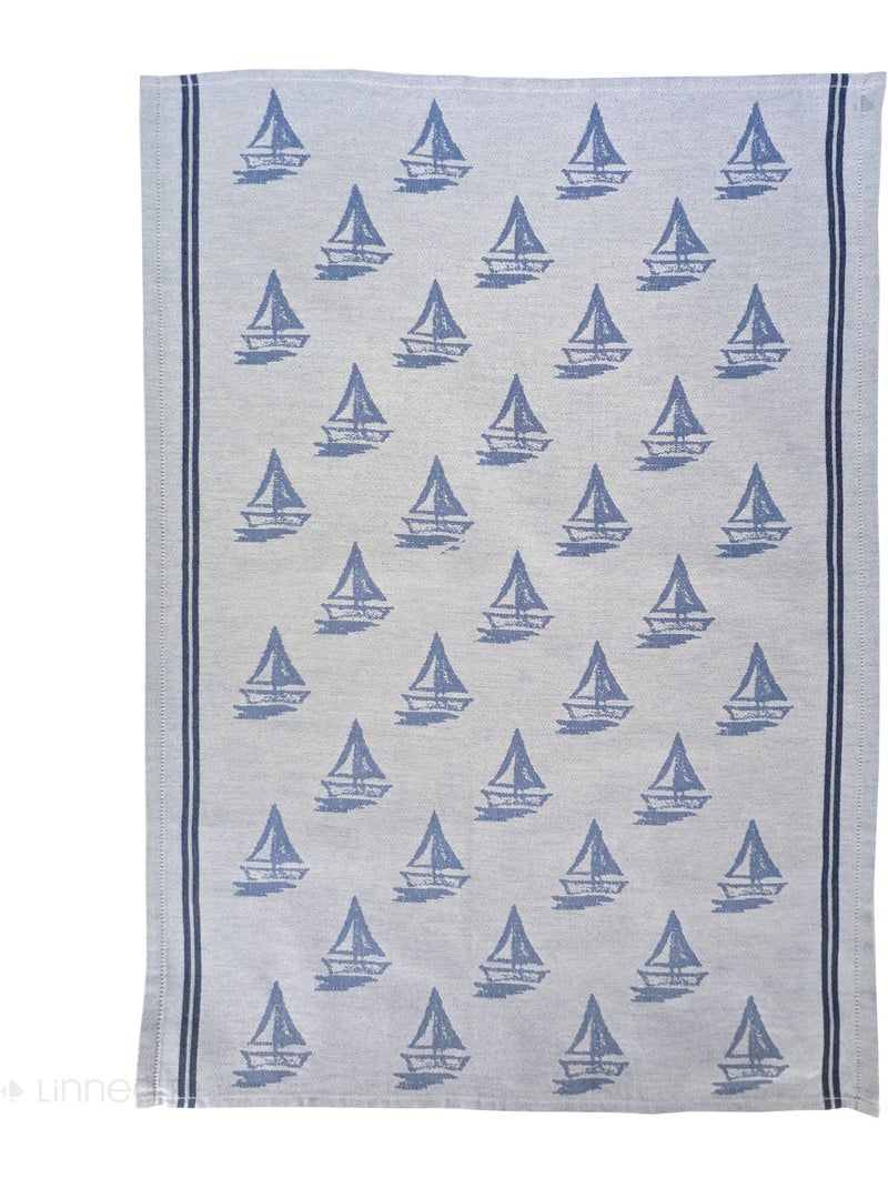 Torchon de cuisine collection REGATTA 50x70 cm Bleu - Kiabi