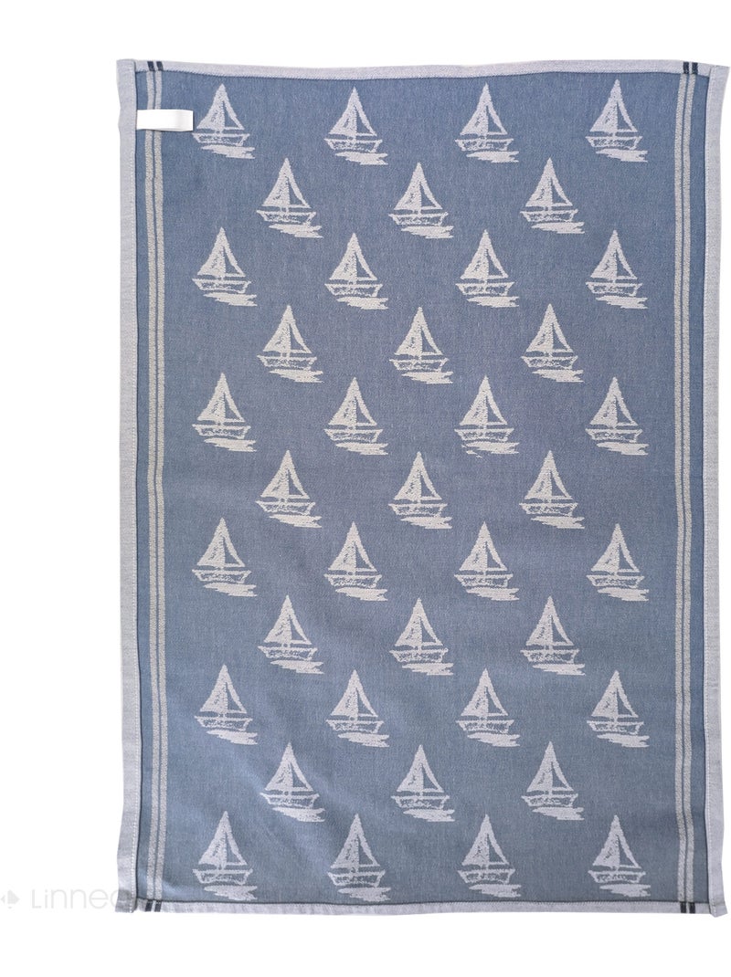 Torchon de cuisine collection REGATTA 50x70 cm Bleu - Kiabi