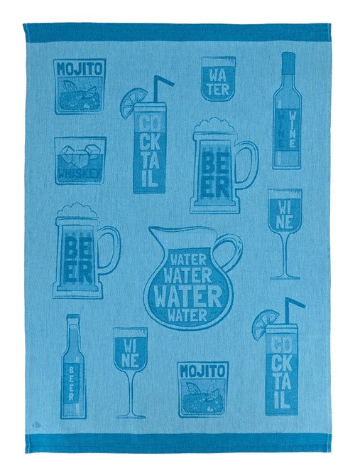 Torchon de cuisine DRINK Toile - Kiabi