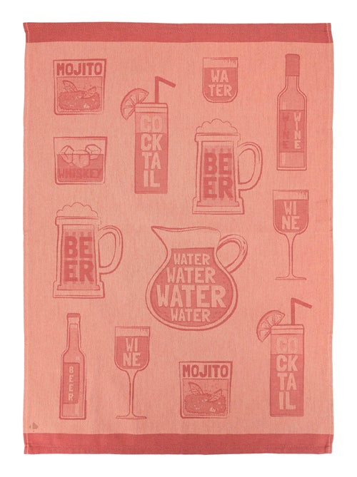 Torchon de cuisine DRINK Toile - Kiabi
