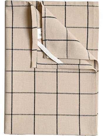 Torchon de cuisine en coton à motif carreaux