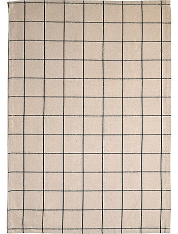 Torchon de cuisine en coton à motif carreaux