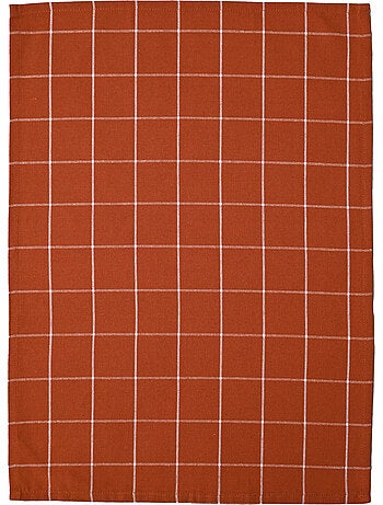 Torchon de cuisine en coton à motif carreaux