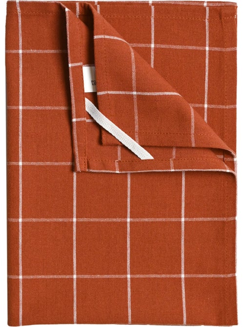 Torchon de cuisine en coton à motif carreaux - Kiabi