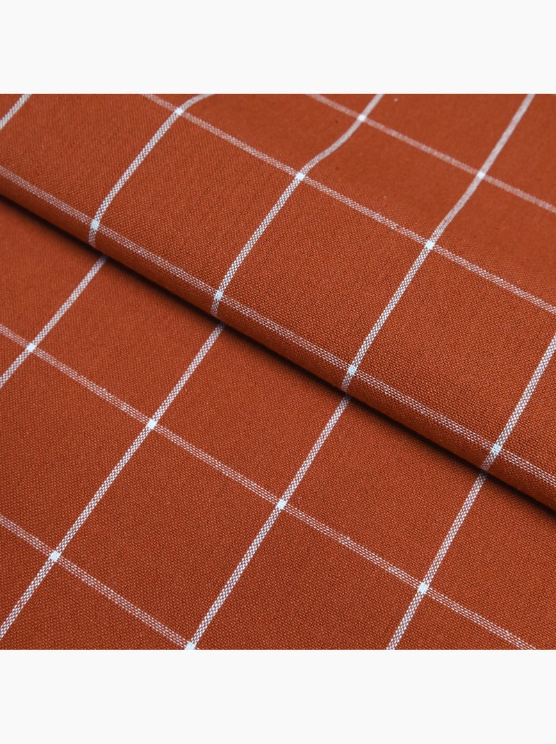 Torchon de cuisine en coton à motif carreaux Orange corail - Kiabi
