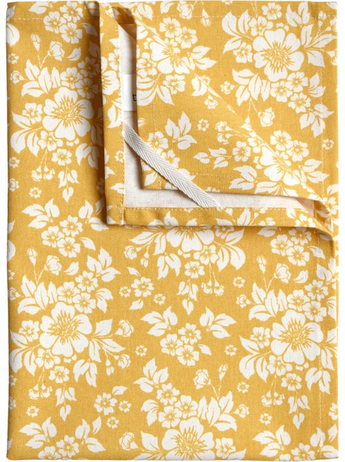 Torchon de cuisine en coton à motif floral imprimé - Kiabi