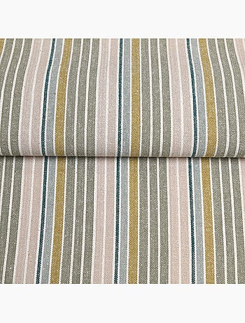 Torchon de cuisine en coton à rayures tissées