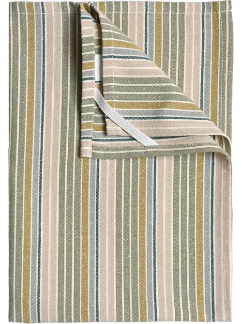 Torchon de cuisine en coton à rayures tissées - Kiabi