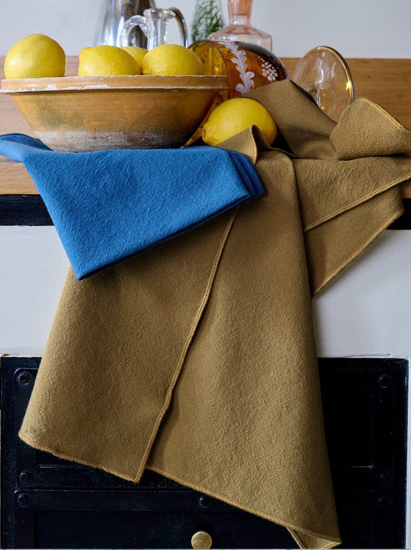 Torchon de cuisine en coton HONO Marron foncé - Kiabi
