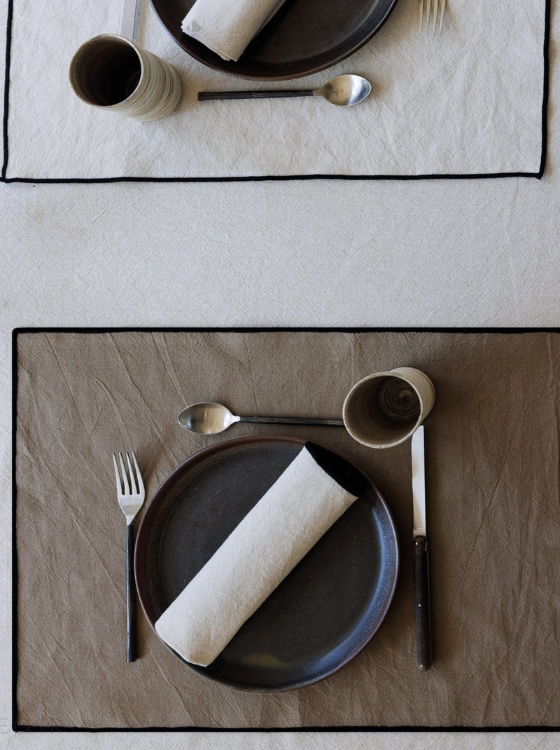 Torchon de cuisine en coton HONO Marron glacé - Kiabi