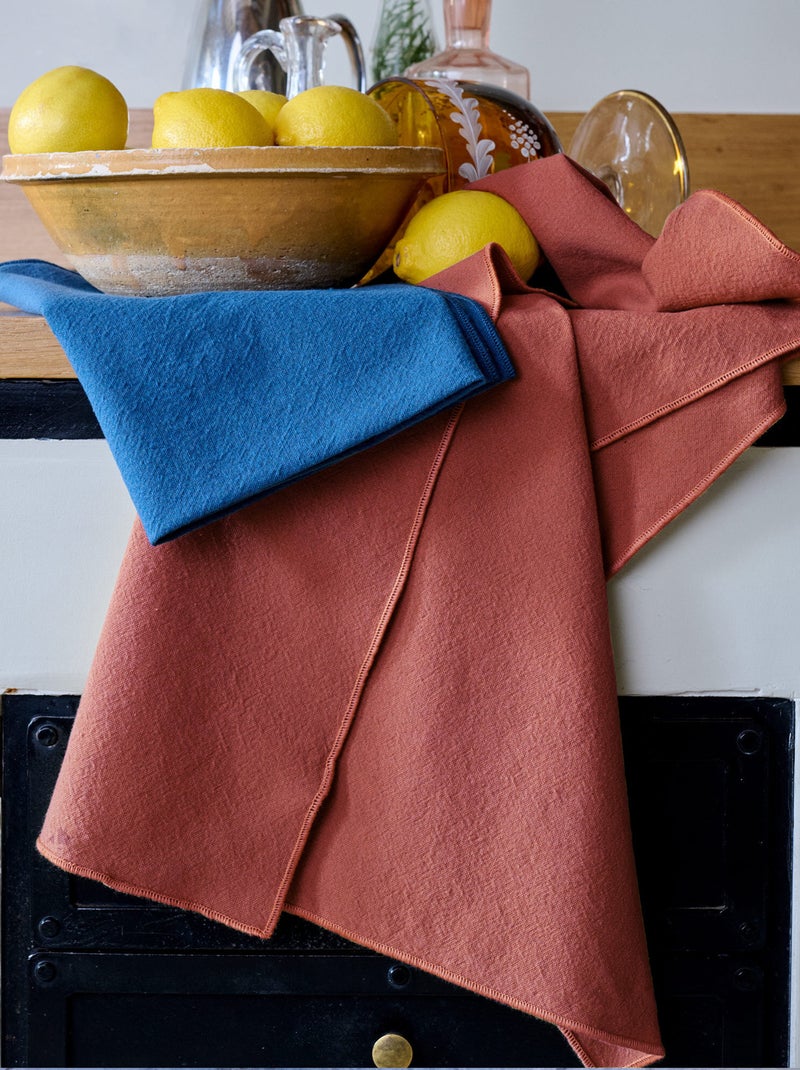 Torchon de cuisine en coton HONO Rose pâle - Kiabi